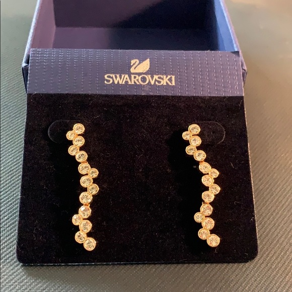 Swarovski Crystal Drop Earrings - Picture 1 of 2